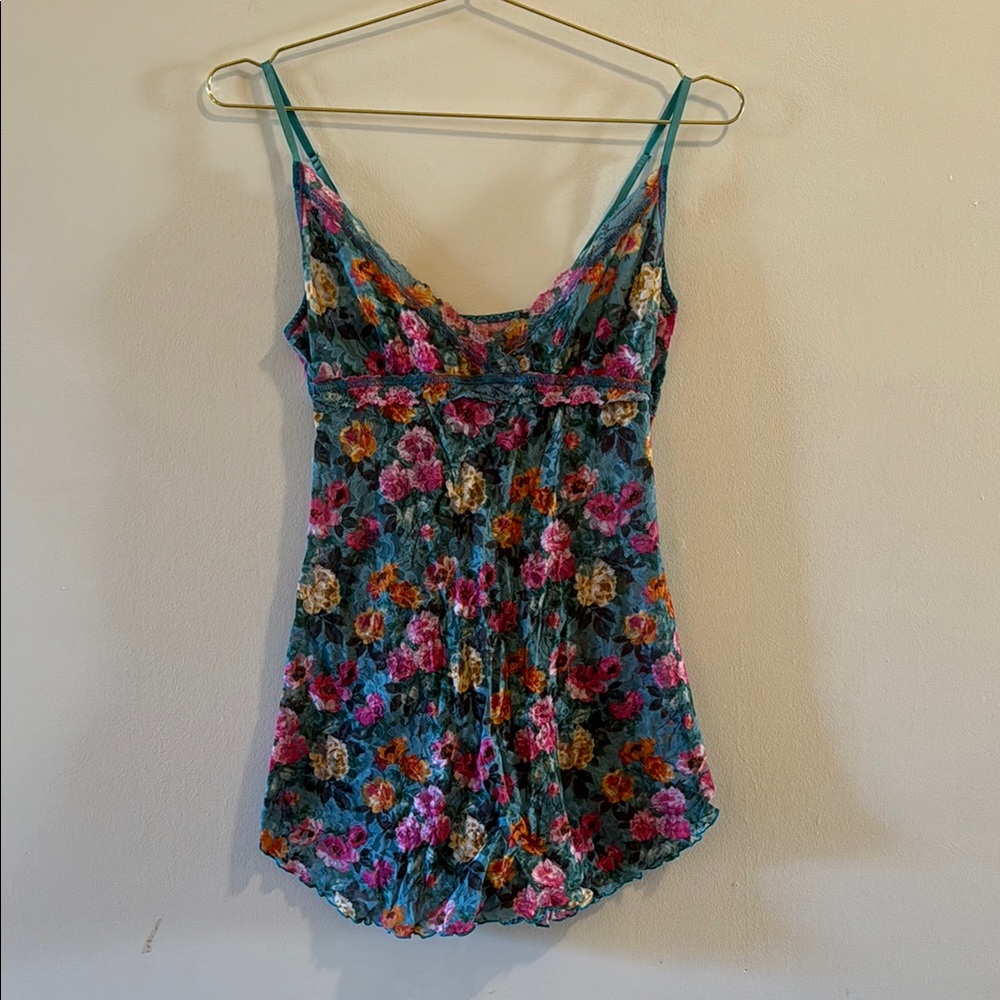 Floral lace slip dress by hanky panky